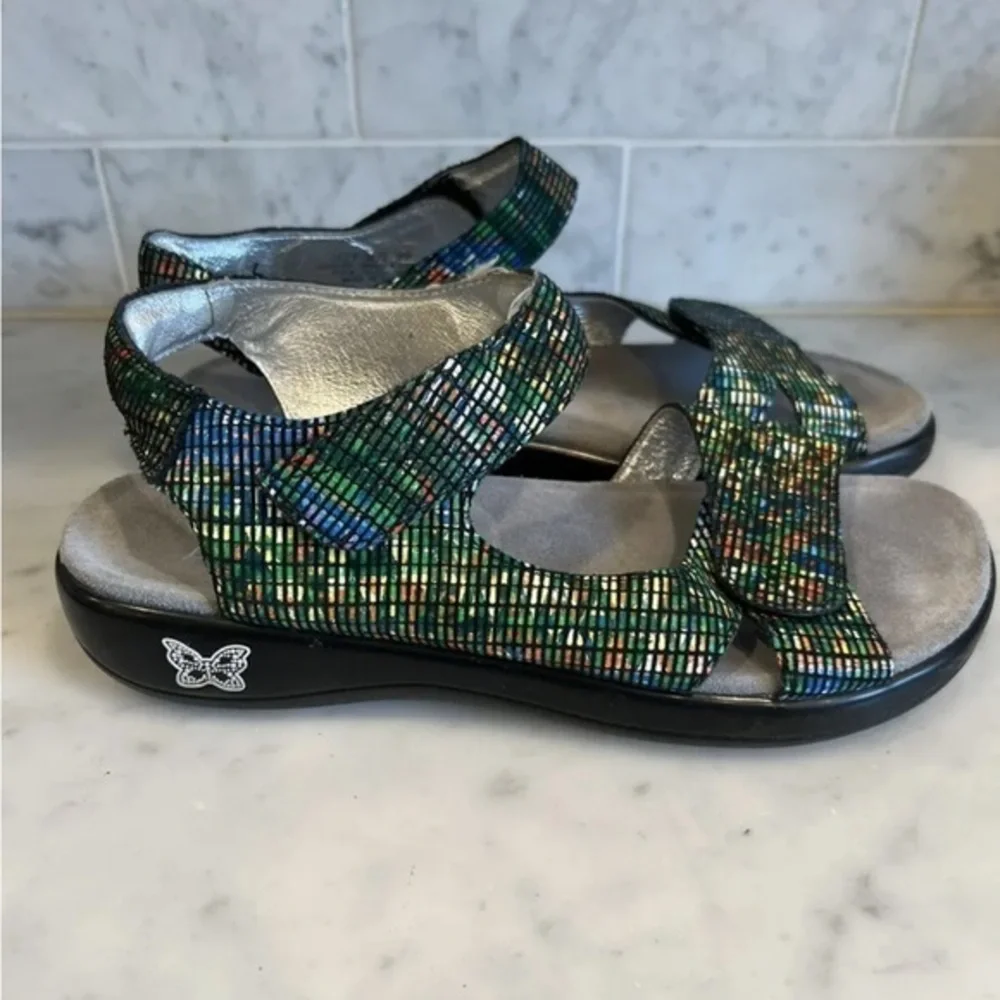 Alegria Joy River Primetime‎ Rave adjustable sandal sz 39/8